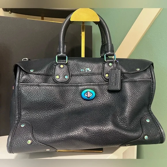 Coach oil slick bag sale